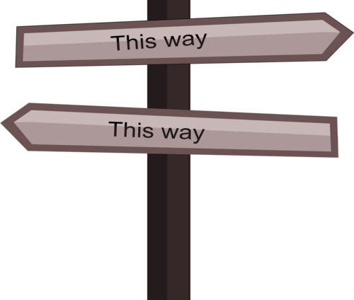 This way or this way